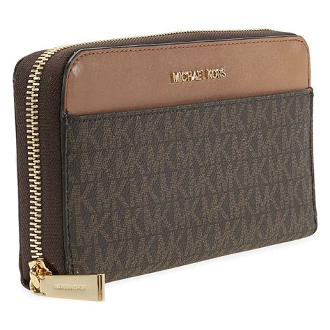 michael kors brown mk wallet|michael kors brown wallet sale.